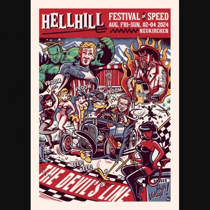 Das Plakat: HellHill Festival of Speed