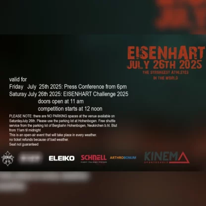 Eisenhart Black Competition ENTRY TICKET 2025 (Early Bird)